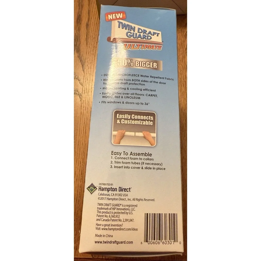 Twin Draft Guard Ultimate Microfleece Water Repellent Double Sided Insulator New